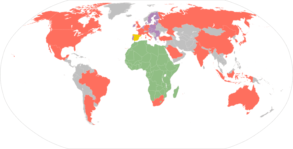 I paesi del G20, dopo il vertice in India che ha permesso l'entrata dell'UA.