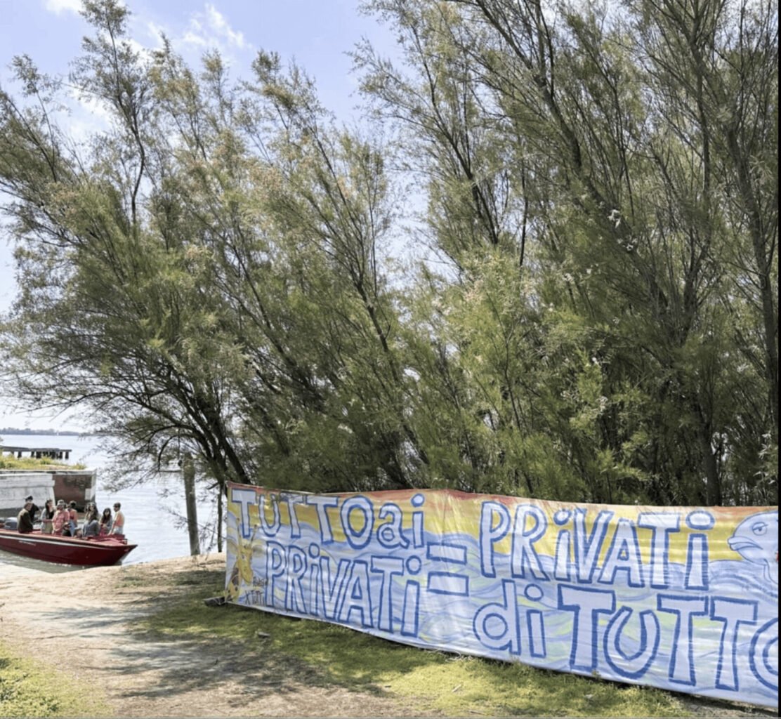 l`associazione Poveglia per tutti ha lottato per far sì che l'isola diventasse per un bene per tutti 