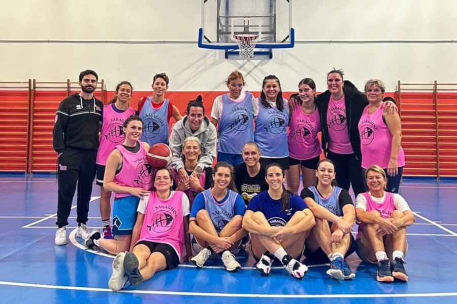 Immagine di Basket femminile rappresentate la squadra delle Saraghine