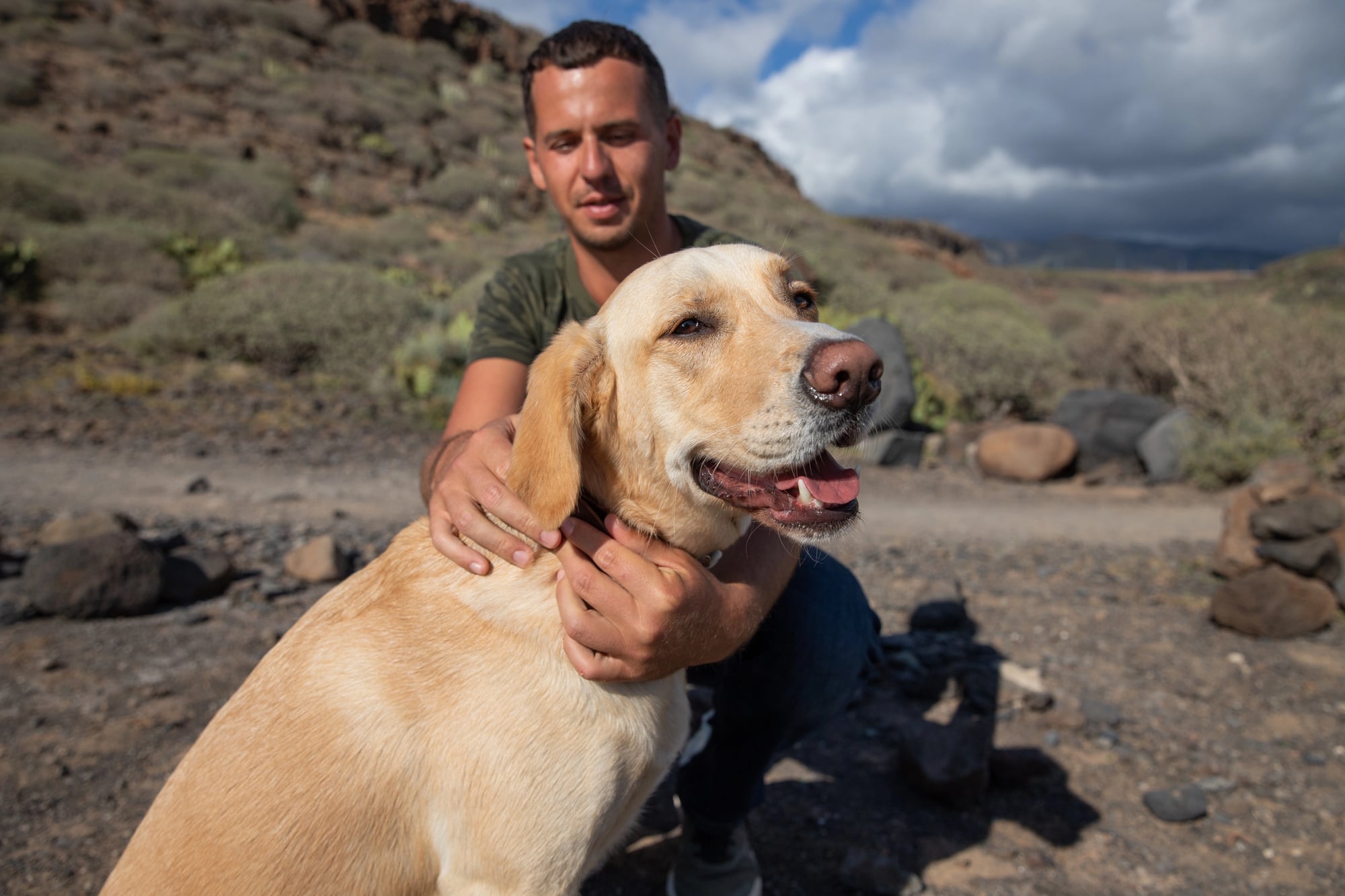 Un golden retriever fa vincere il suo padrone al gratta e vinci